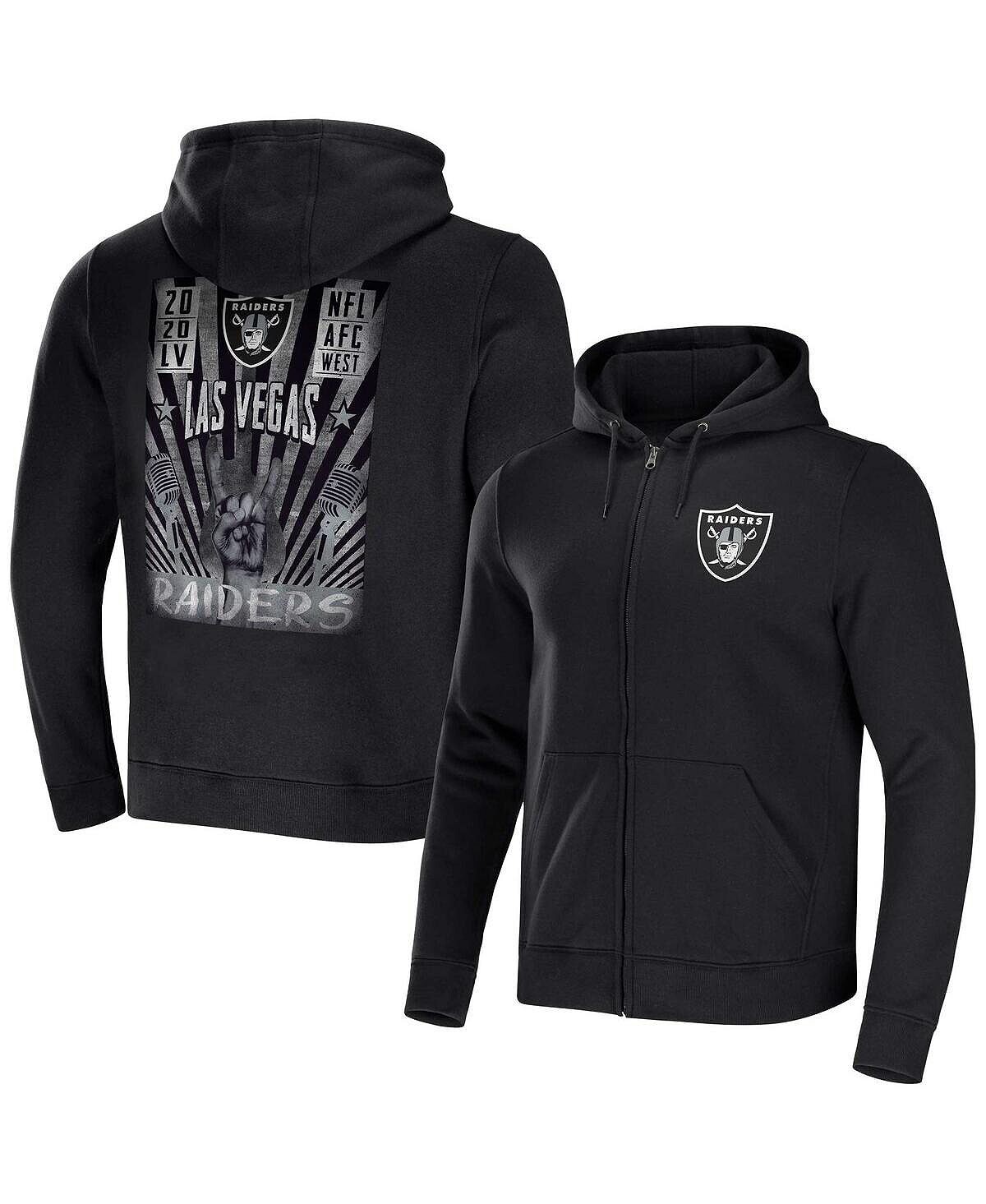 

Мужская коллекция nfl x darius rucker от black las vegas raiders rocker с капюшоном на молнии во всю длину Fanatics, черный