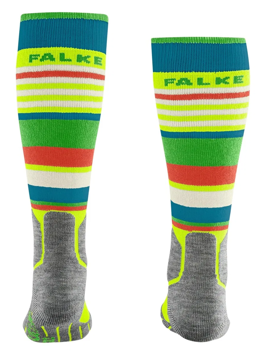 Спортивные носки FALKE 'SK2 Intermediate' неоново-желтого цвета — фото 2