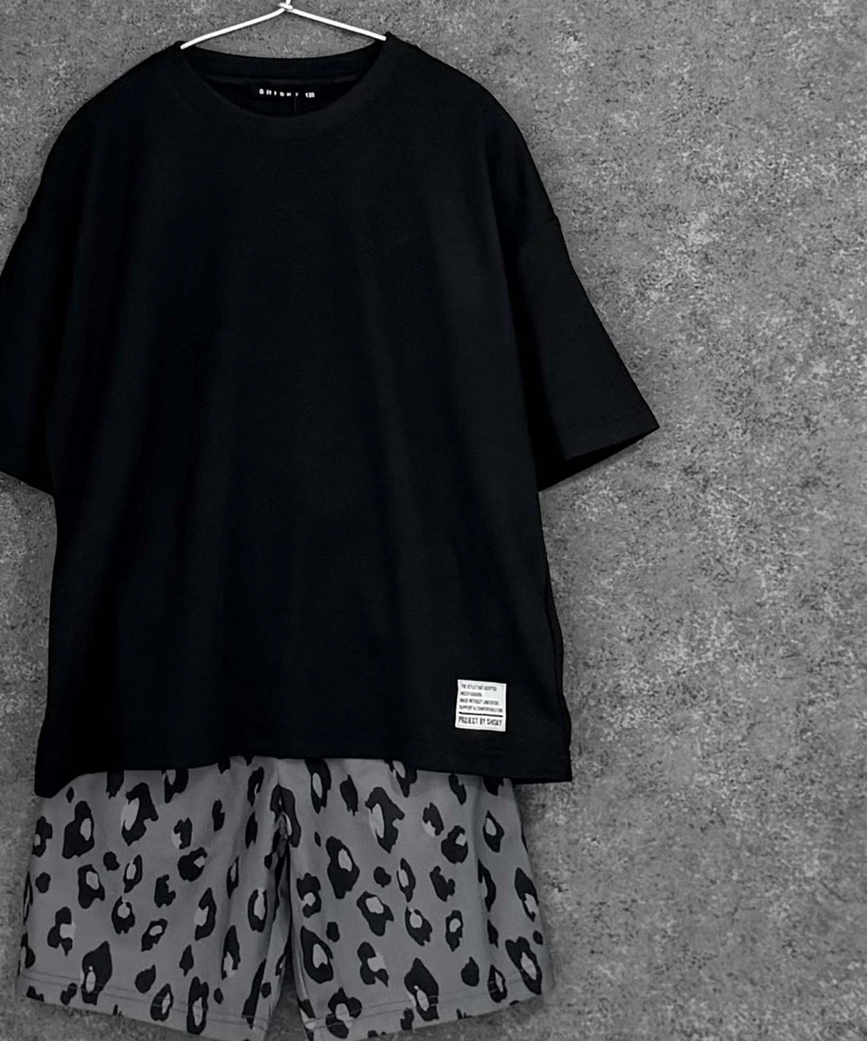 Детский комплект из куртки и брюк из сухого меша с принтом, модель DRY Mesh SHISKY, Black