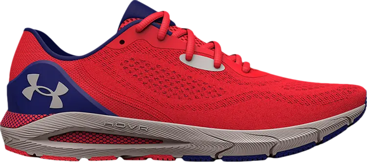 

Кроссовки Under Armour HOVR Sonic 5 Bolt Red Bauhaus Blue, красный