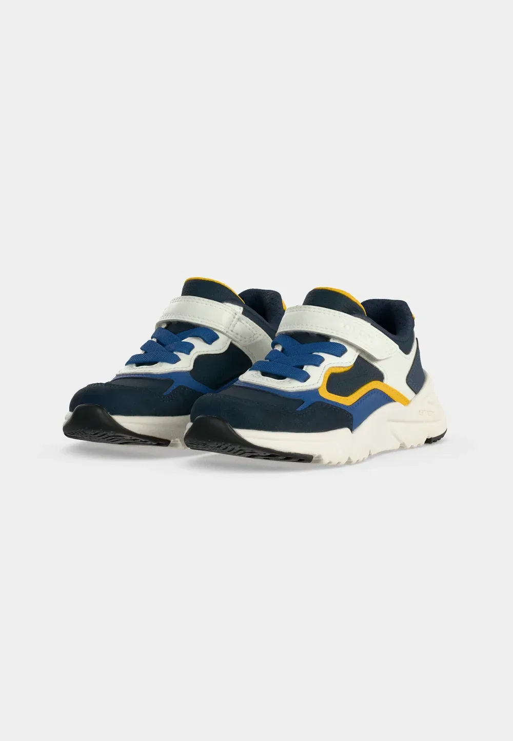Мальчик Лофтус - кроссовки Geox, Navy/White — фото 3
