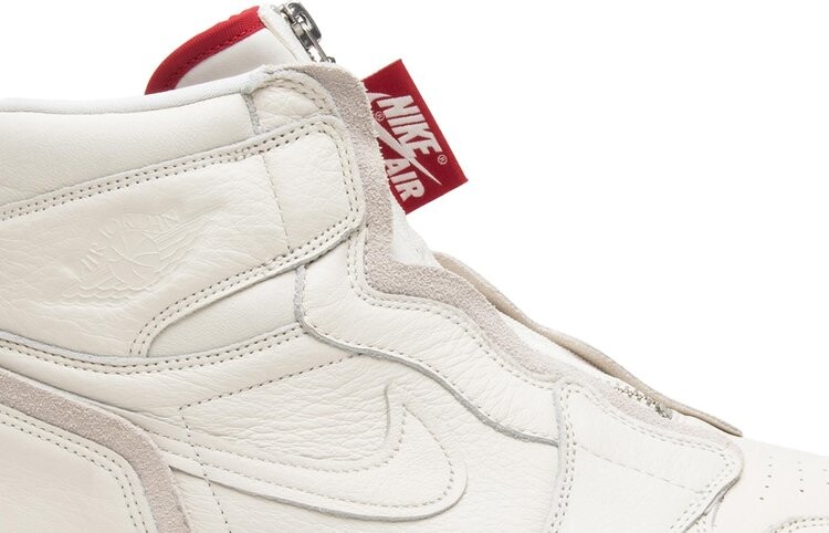Кроссовки Anna Wintour x Wmns Air Jordan 1 Retro High Zip Sail, белый — фото 2