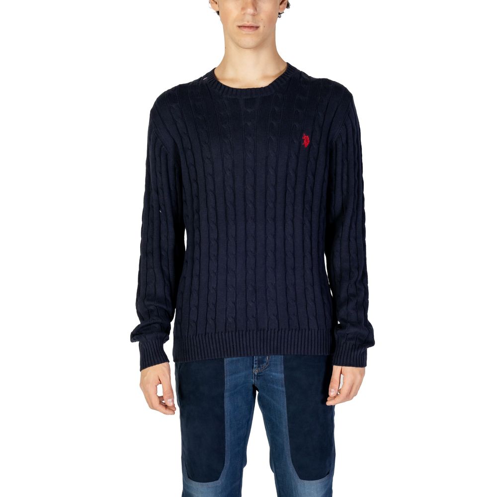 

Синий хлопковый свитер U.S. Polo Assn.