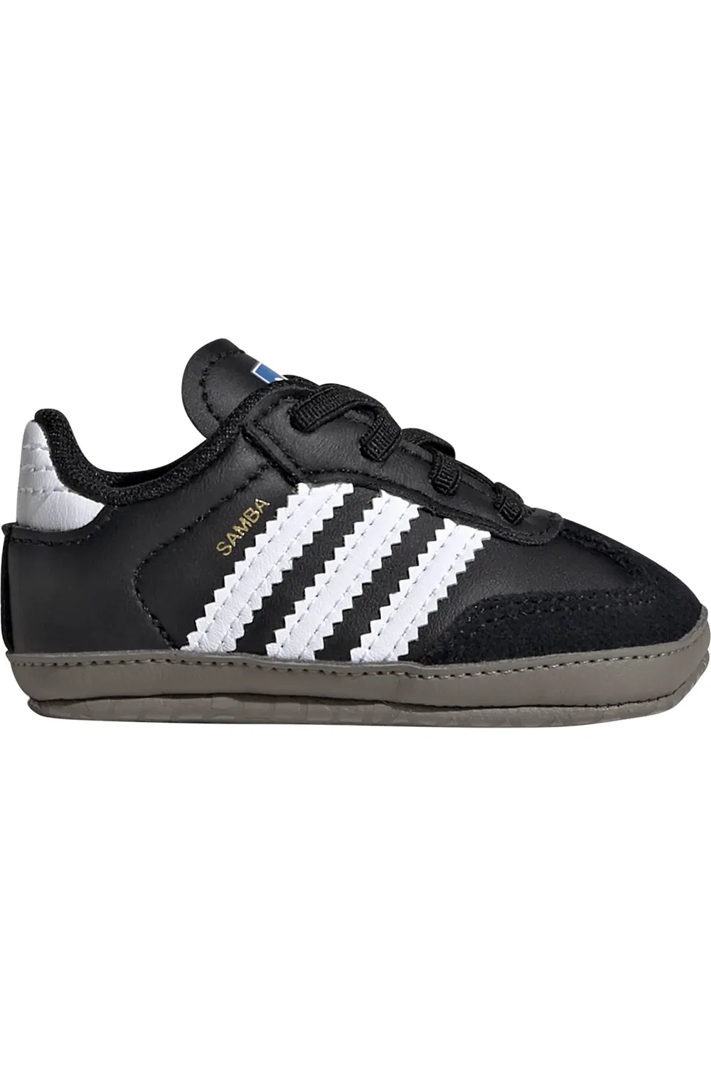 Детские кеды на мягкой подошве Samba adidas, Cblack/Ftw — фото 3