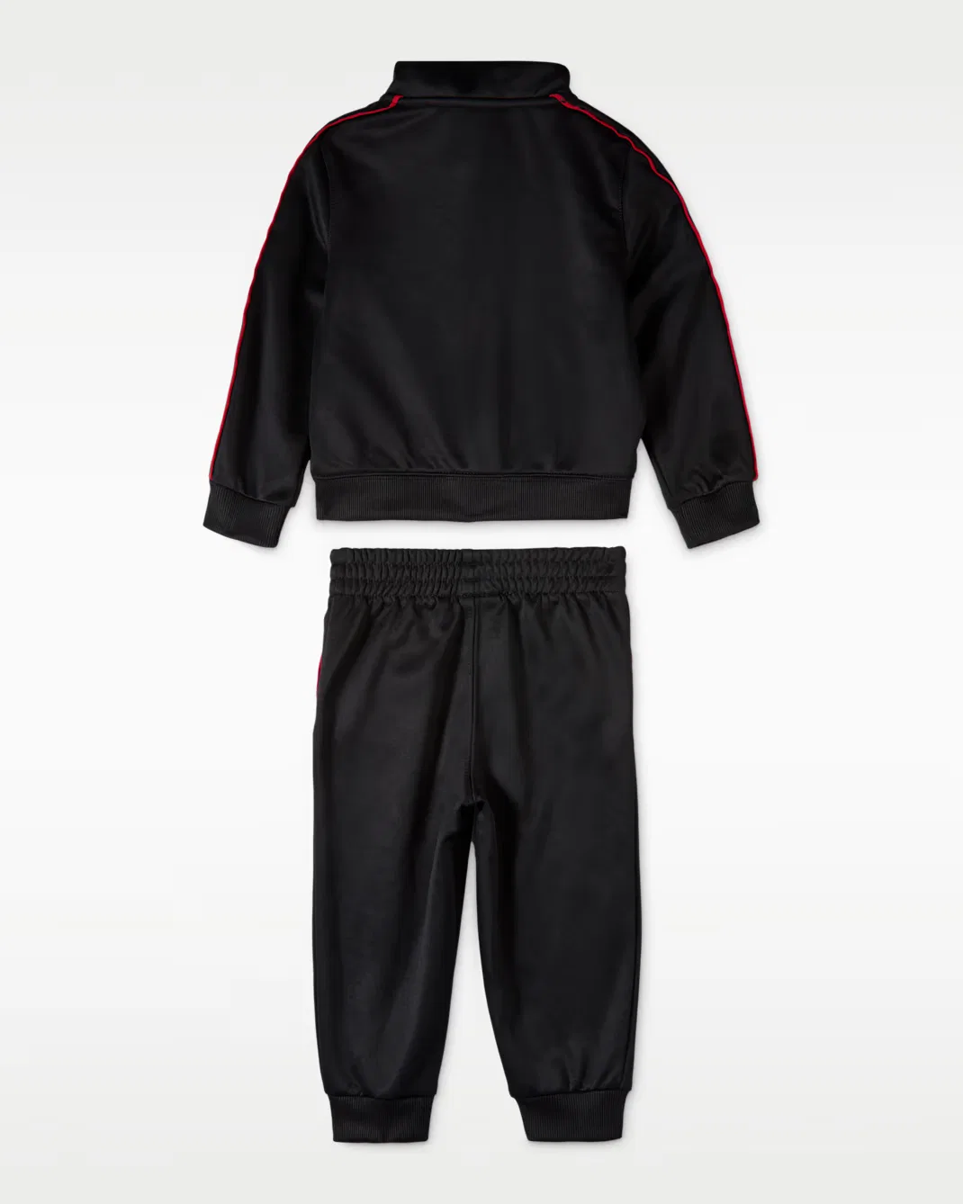 Детский (12-24 месяца) комплект одежды Dri-FIT Lifestyle из 2 предметов с застежкой-молнией и декоративным кантом Propus Nike, Black — фото 2