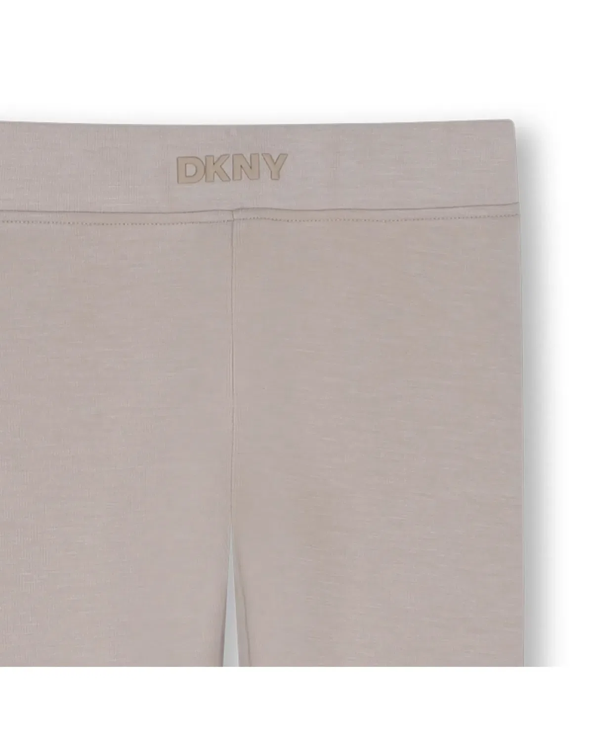 Детские леггинсы для девочек из полиэстера DKNY, Beige — фото 2