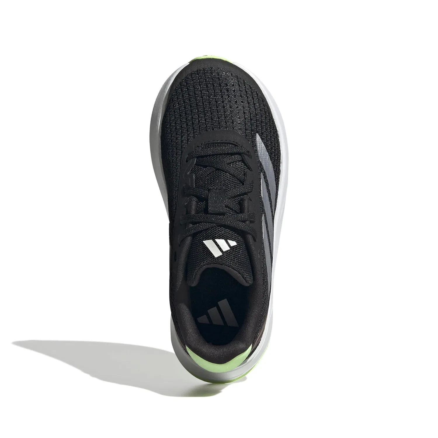 Детские кроссовки для мальчиков легкие Duramo SL Legacy Adidas, Black Zero Metallic Green Spark — фото 2