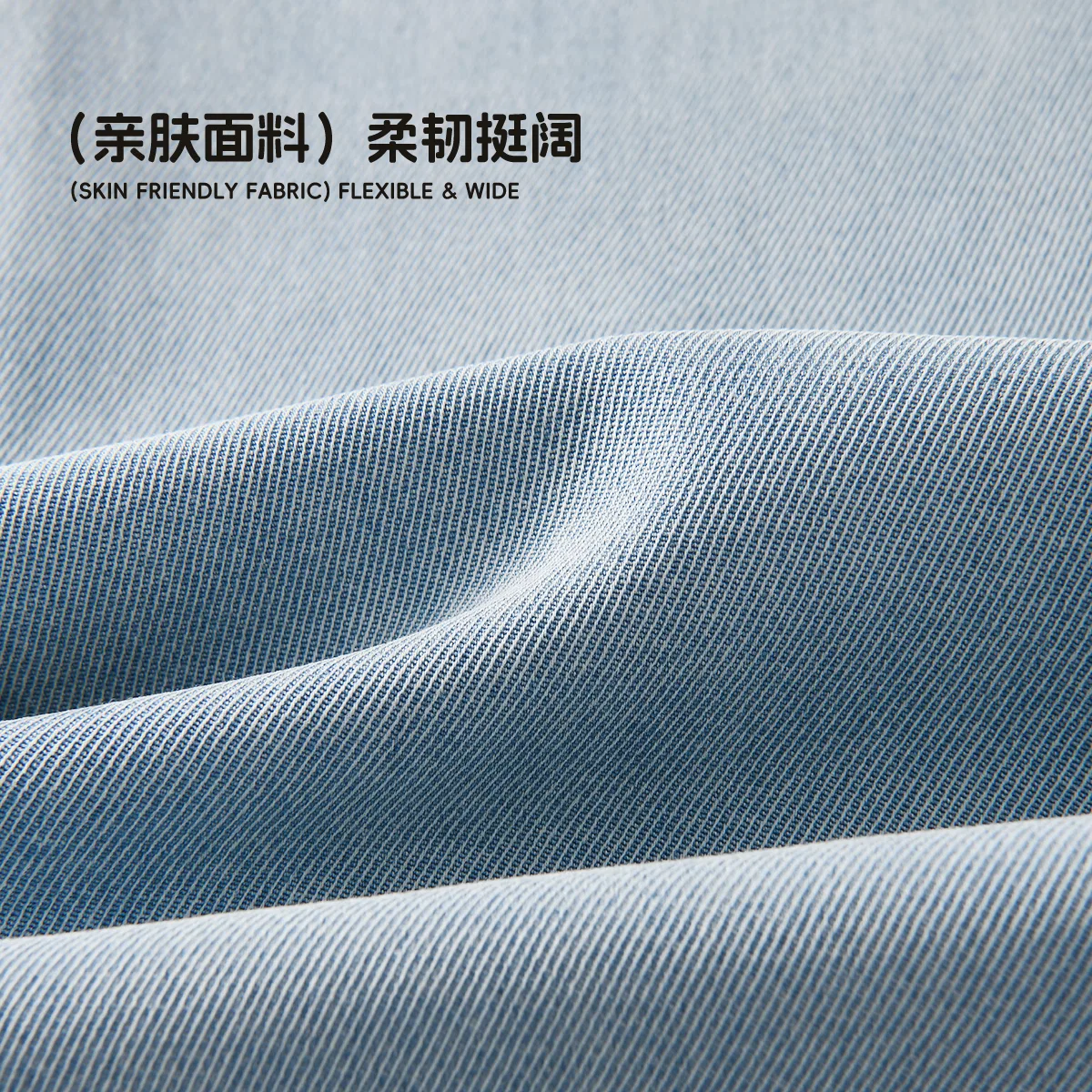 Детский спортивный комплект с круглым вырезом Dickies, Standard White/Solid Color Lake Blue — фото 4