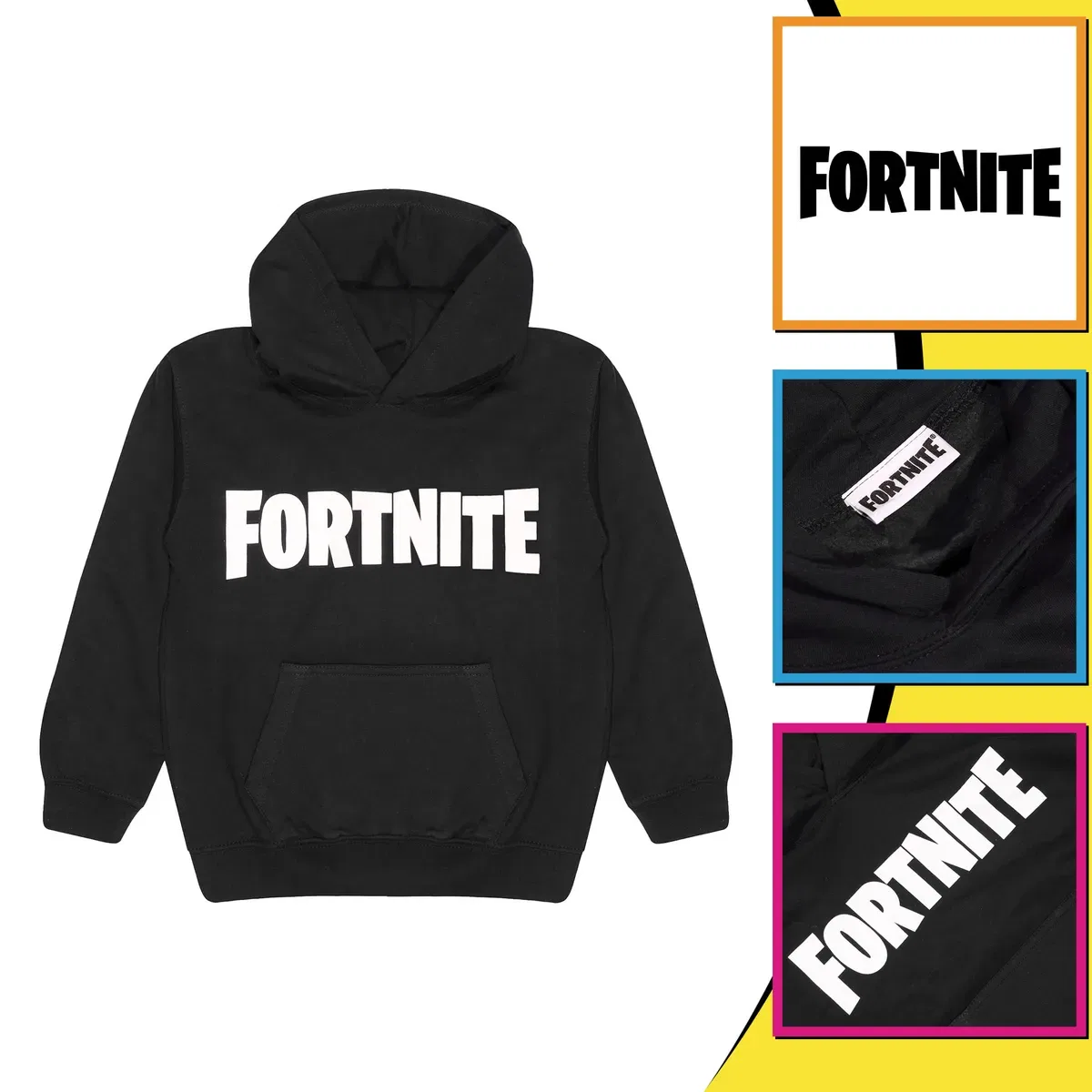 Худи с принтом Fortnite, Black — фото 3