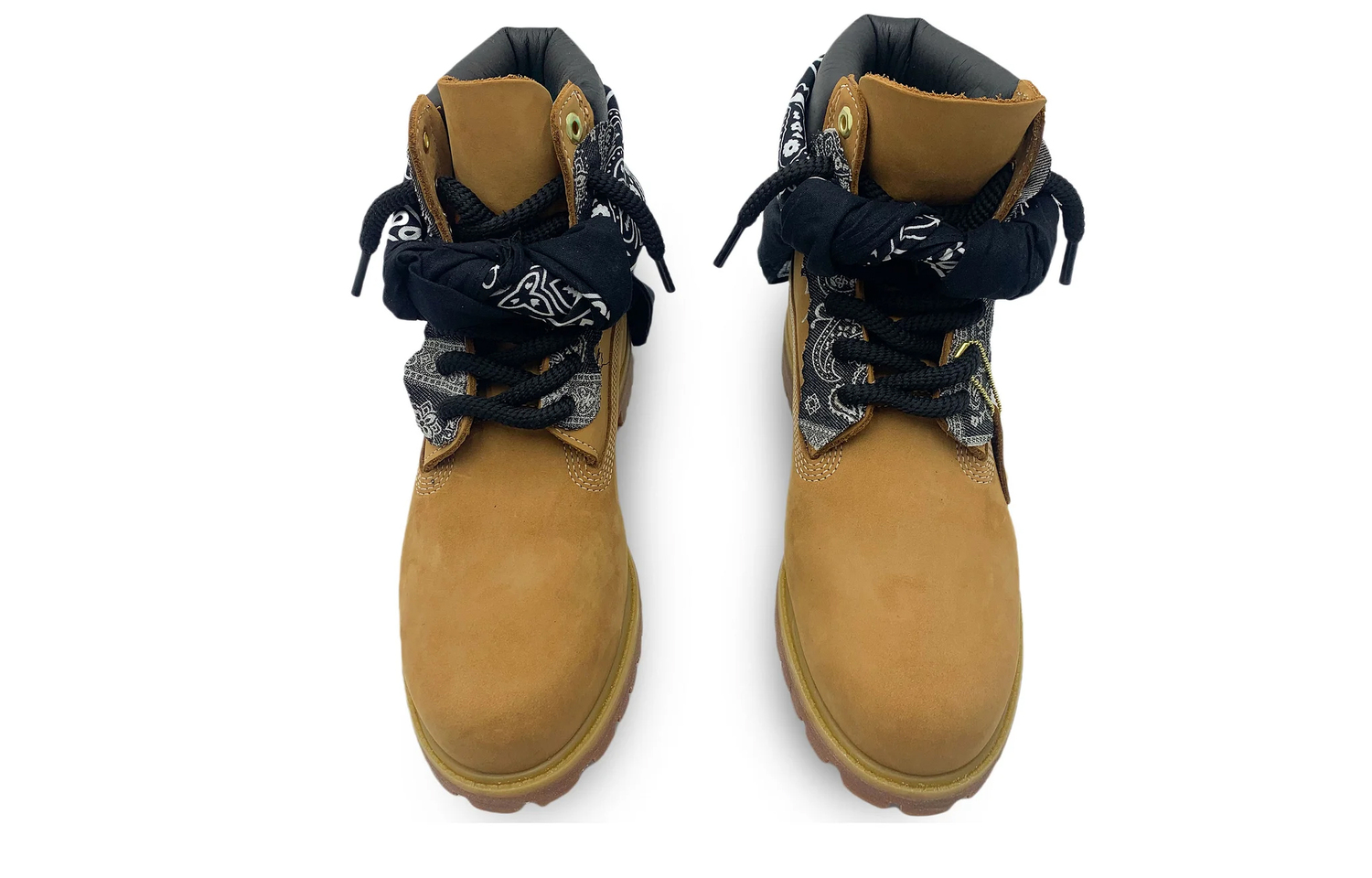 Мужские ботинки Timberland Short Martin с банданой, коричневый — фото 4