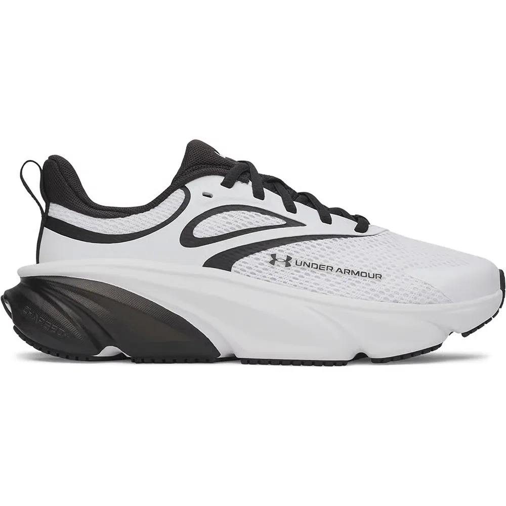 Детские кроссовки Charged+ Rogue 6 для бега для малышей Under Armour, White/Black/Black — фото 2