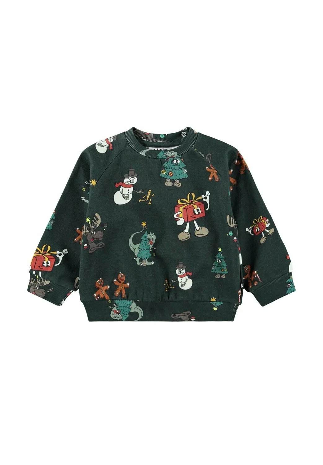 Диск, унисекс - толстовка Molo, Cartoony Xmas