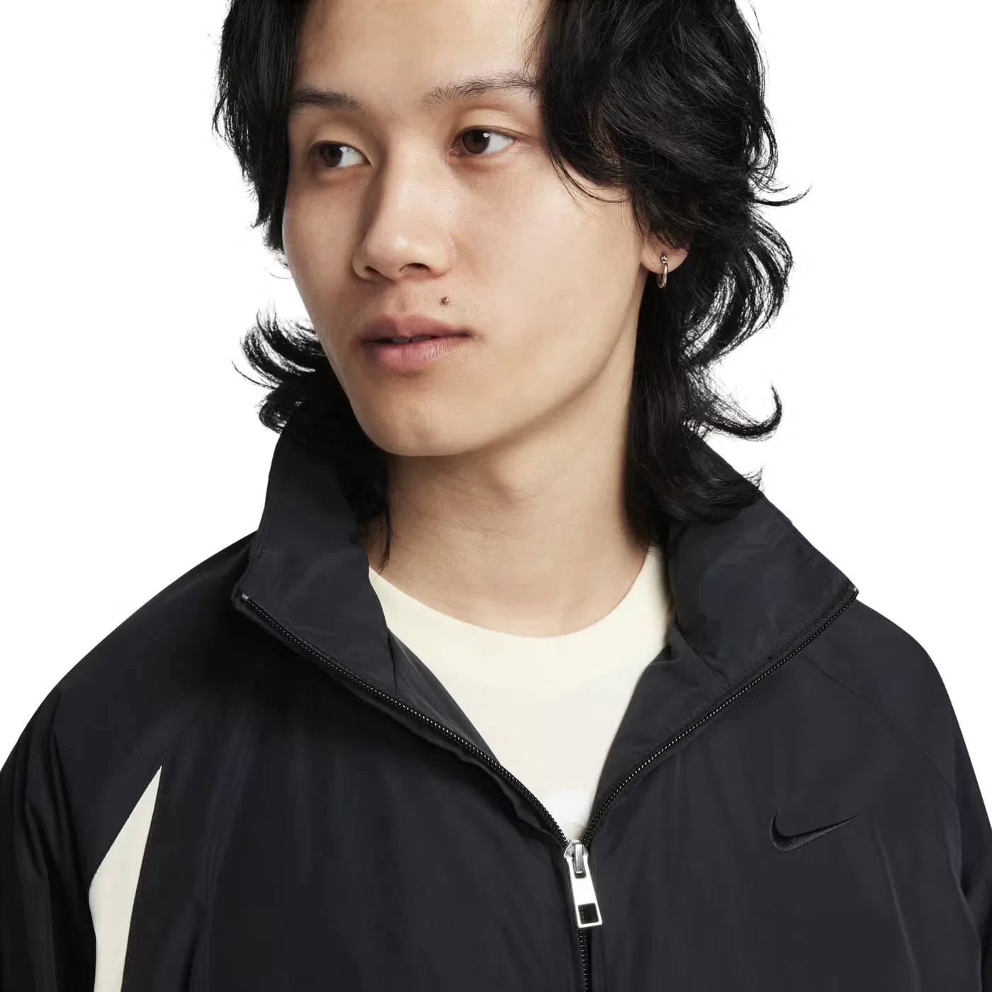 Куртка с принтом Swoosh Nike, черный — фото 2
