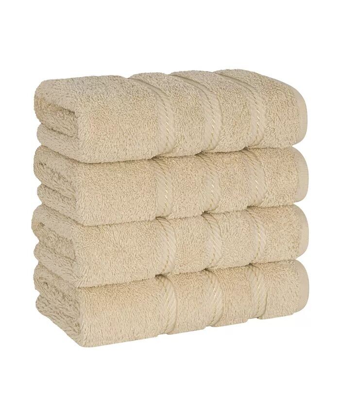 

Роскошный набор полотенец для рук Edison из 100% турецкого хлопка из 4 предметов American Soft Linen, бежевый
