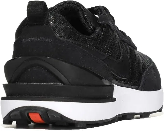 Детские кроссовки для мальчиков Waffle One Nike, Black/Black/White/Orange — фото 3