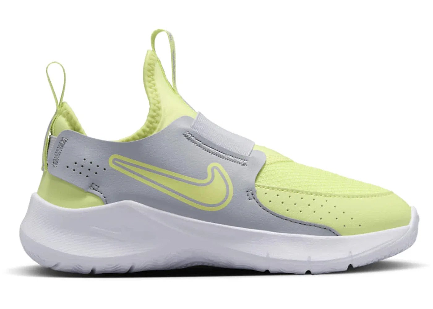 Детские кроссовки с шнурками Nike Flex Runner 3 Nike, Summit White/White/Light Lemon Twist
