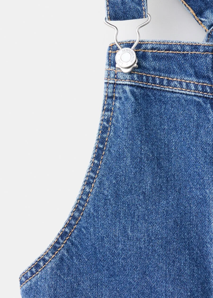 Детская юбка MANGO KIDS 'PAULA' из синей джинсовой ткани — фото 4