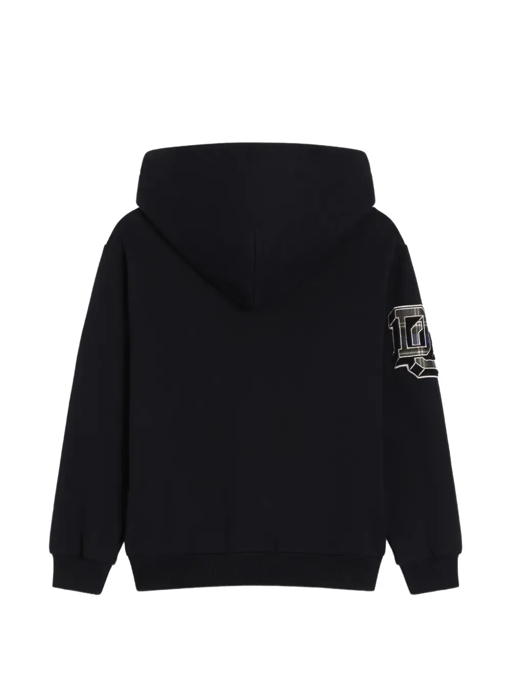 Хлопковая толстовка с нашивкой Dolce & Gabbana Kids, синий — фото 2