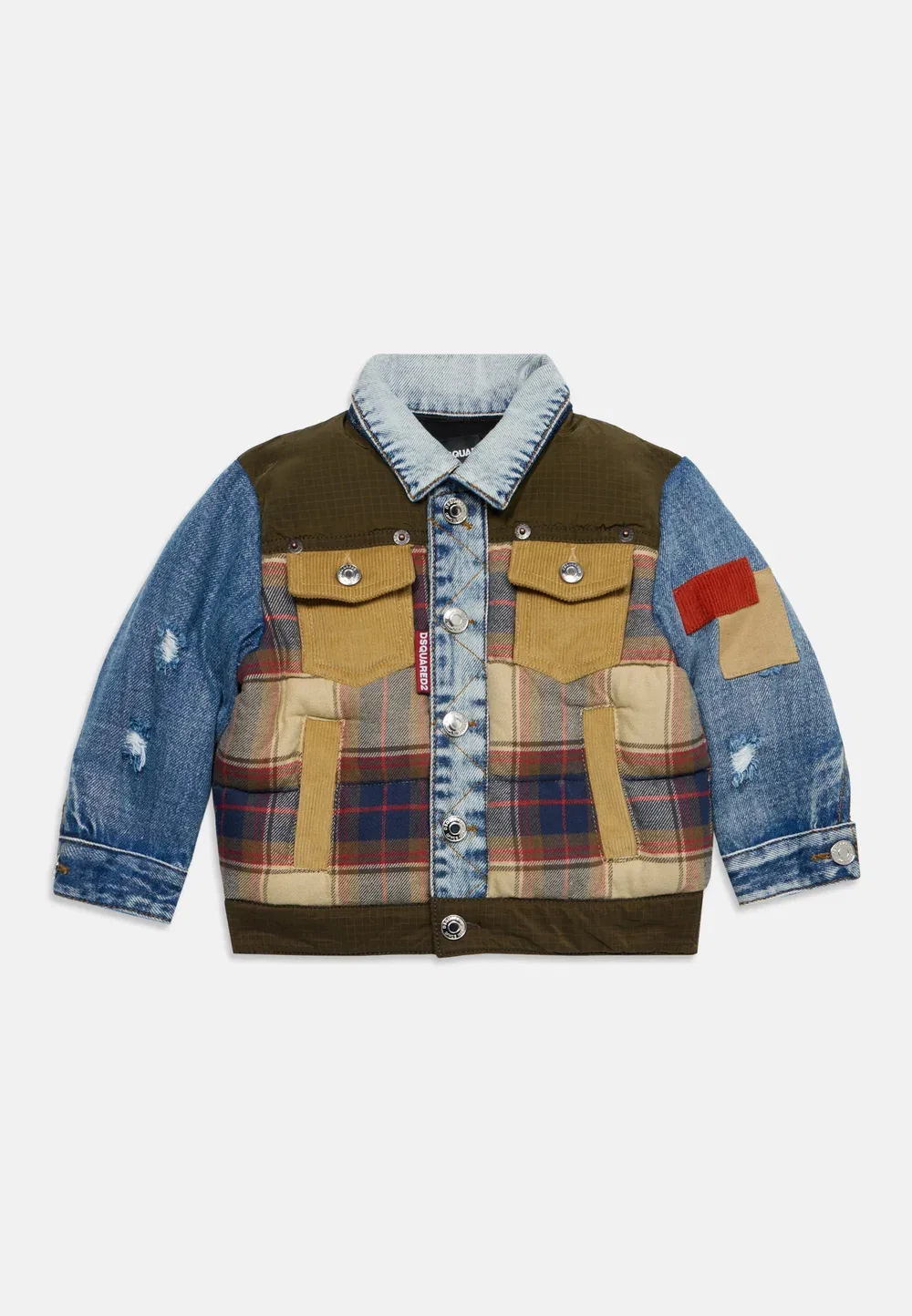 Зимняя куртка унисекс Dsquared2, Beige/Blue/Multi-Coloured