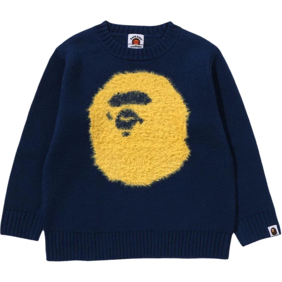 Детский свитер с круглым вырезом Marine A BATHING APE