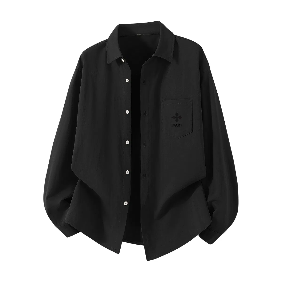 Детская рубашка-поло с воротником MINISO, Black (M Arts Seal Chest Logo)