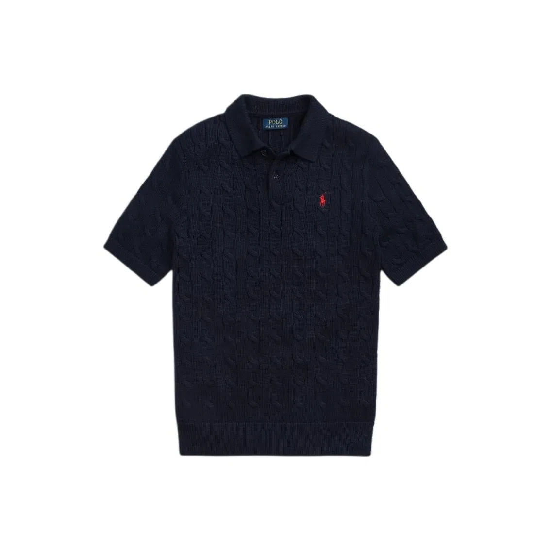 Мужской поло-свитер с косами Polo Ralph Lauren, Hunter Navy Blue