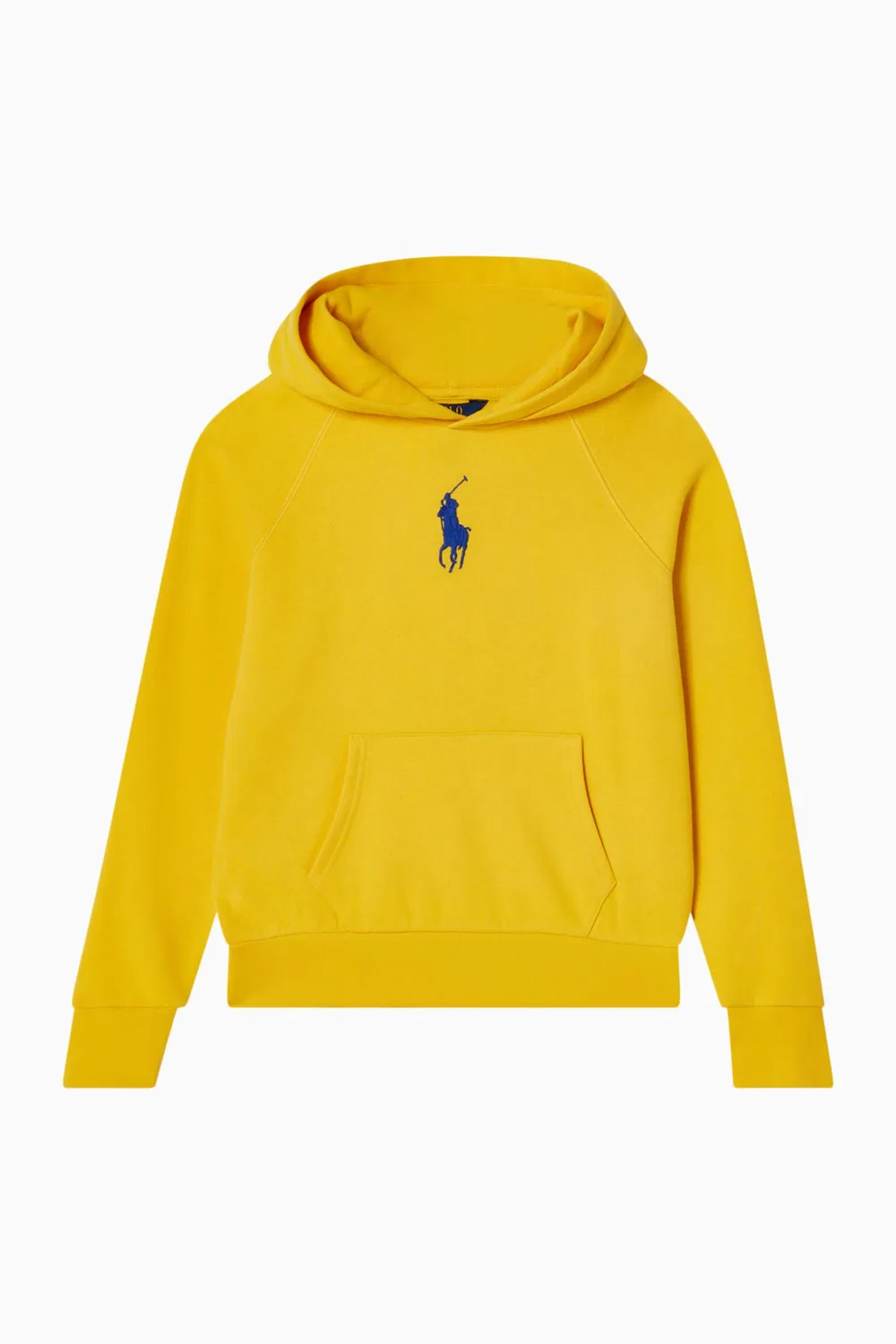 Худи с логотипом хлопковое Polo Ralph Lauren, желтый