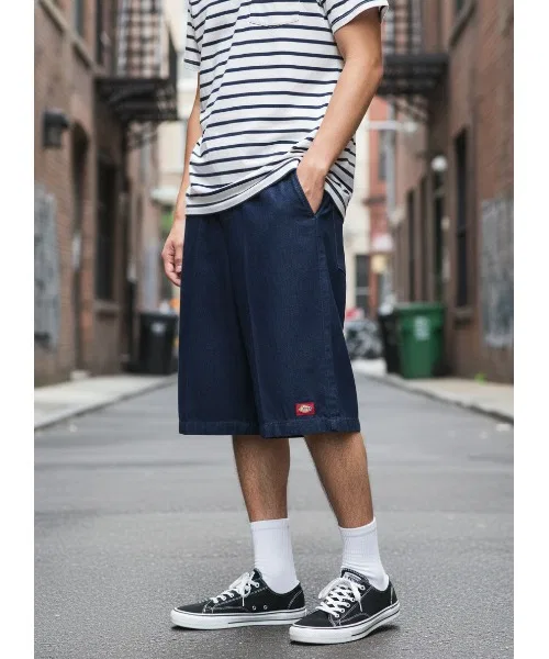 Детские джинсовые шорты с эластичным поясом Easy Work Shorts Dickies, Blue