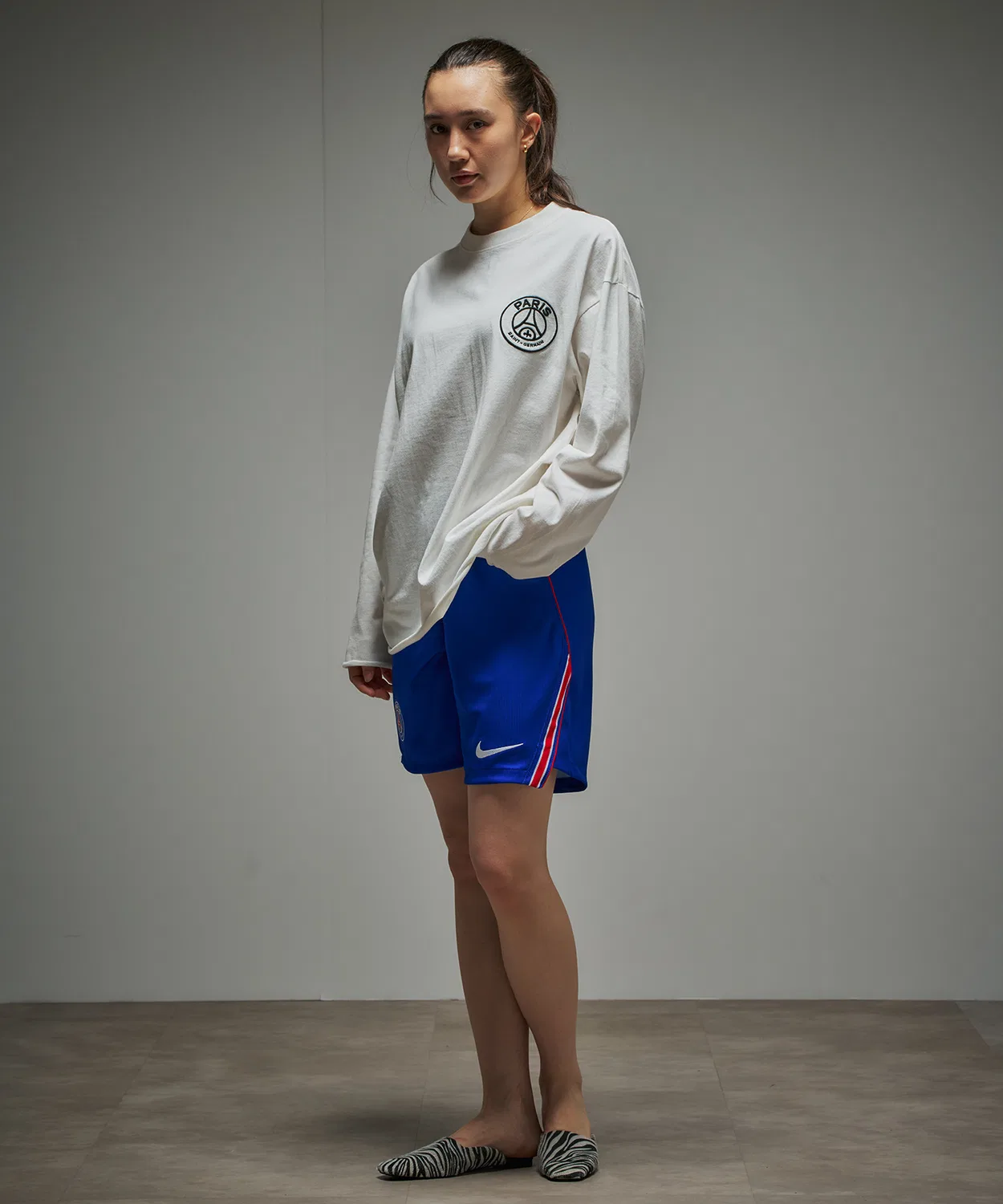 Мужские шорты с принтом PSG M NK DF Short Stad HM NIKE, Navy — фото 3