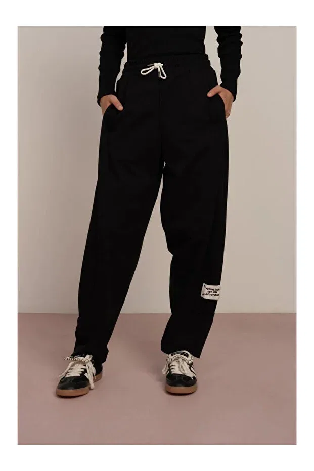 Детские спортивные штаны для девочек с длинным рукавом My Lorin Kids Store, Black