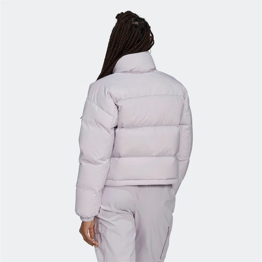 Женская куртка-пуховик с наполнителем W New Puf Jkt adidas, Сиреневый — фото 3