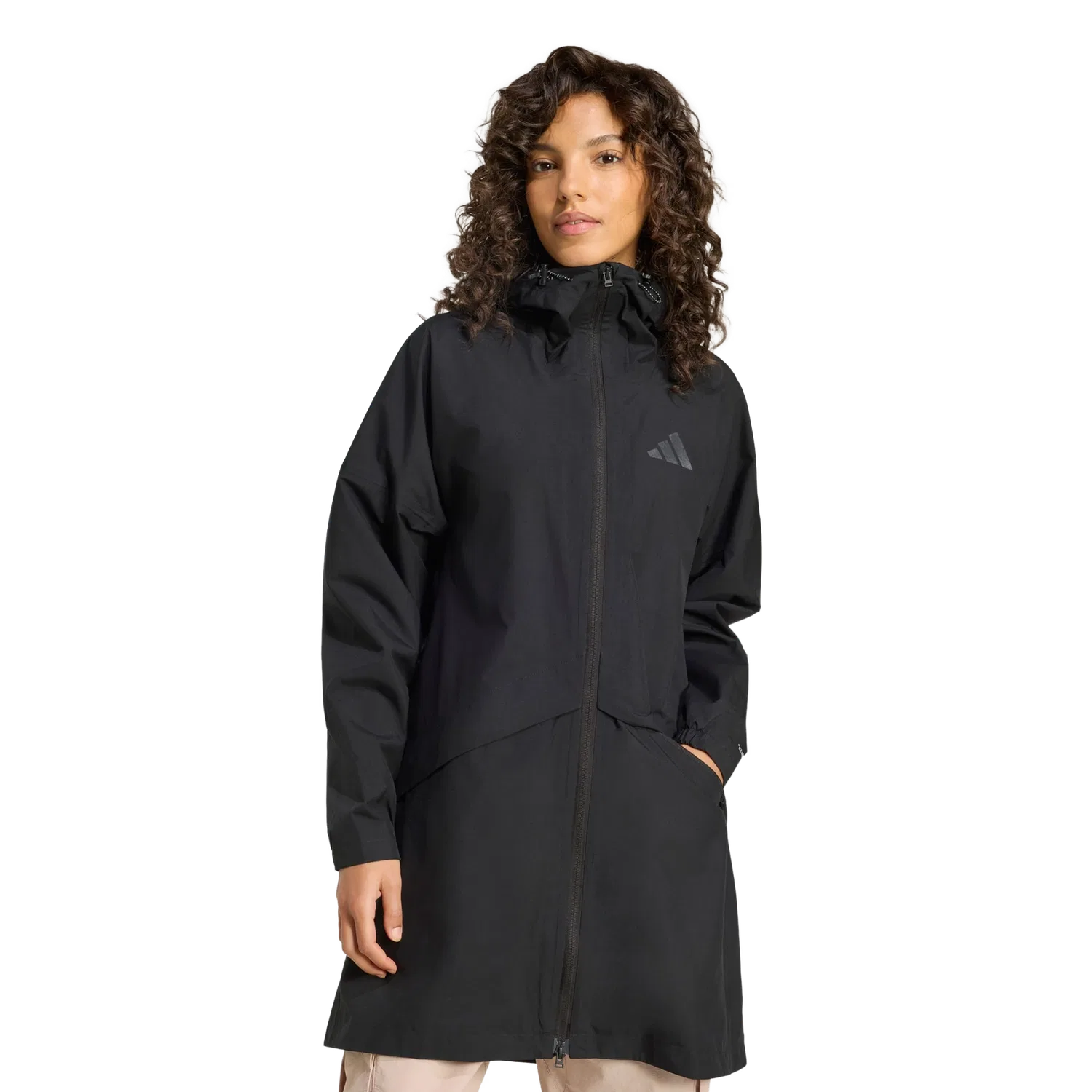 Женская непромокаемая парка Terrex Multi 2 Layer CLIMAPROOF Adidas, черный — фото 2