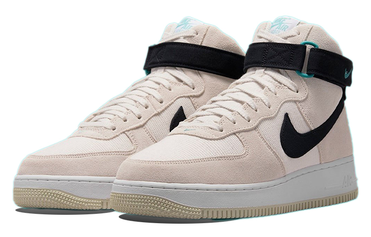 Кроссовки Nike Air Force 1 High '07 LX, светло-коричневый/черный — фото 3