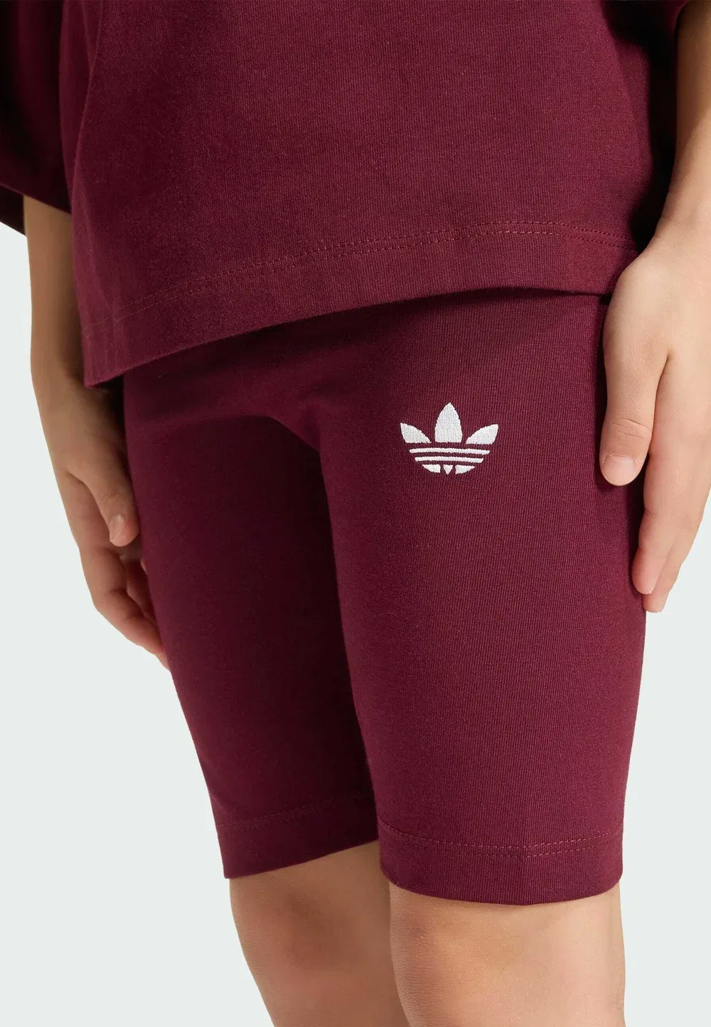 Комплект из велосипедных шорт и футболки - шорты Adidas Originals, Maroon — фото 4