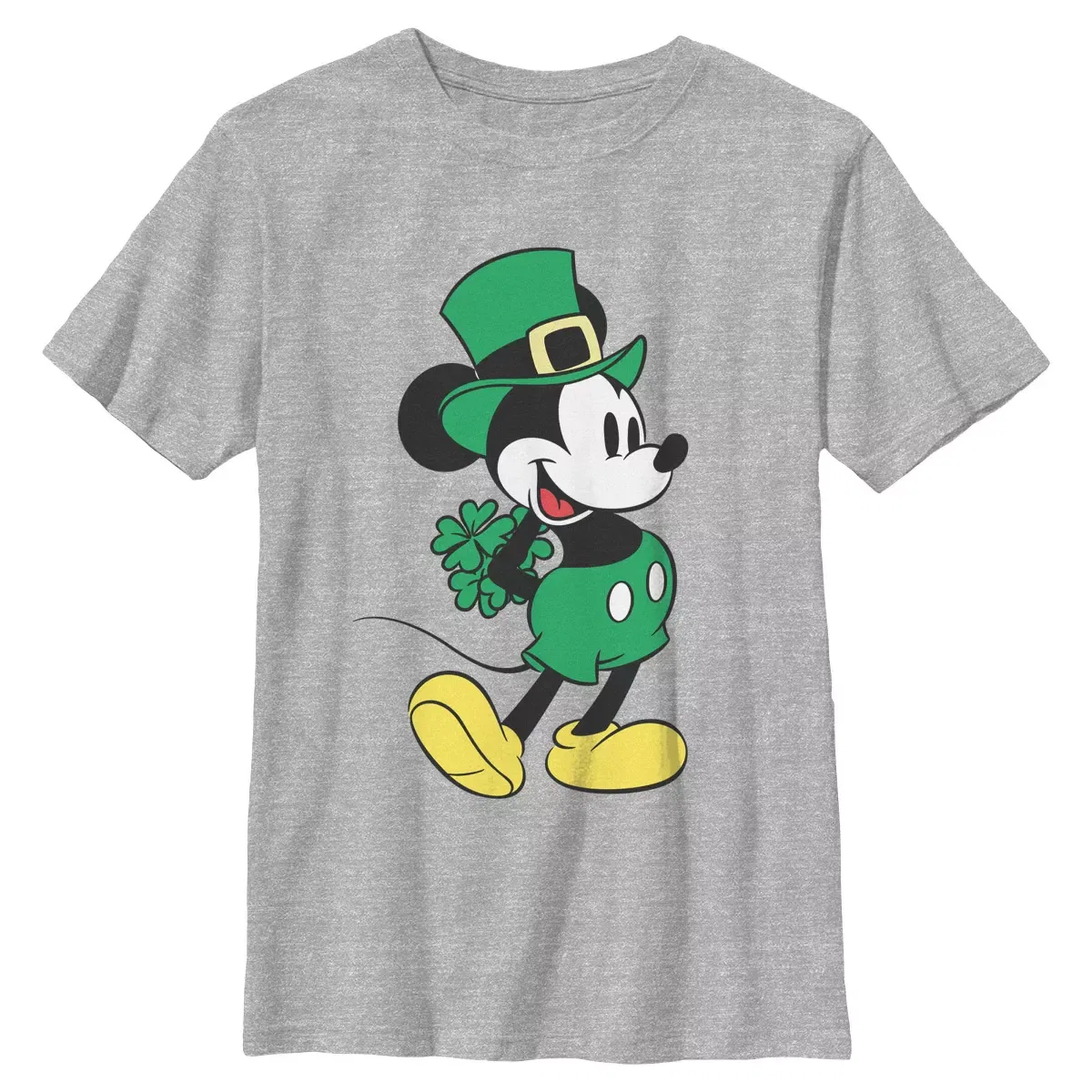 Детская футболка с принтом A Bunch of Clovers Mickey Mouse & Friends, Sport Grey