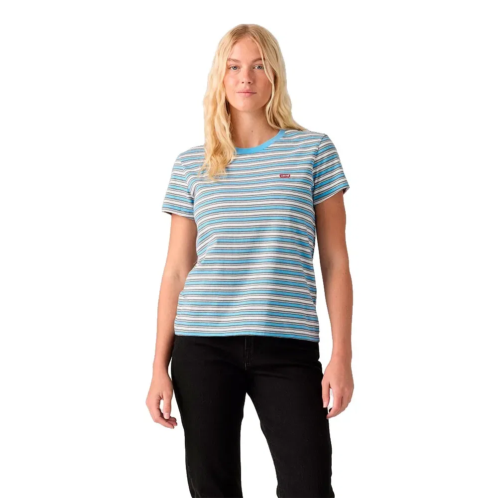 Женская футболка с коротким рукавом Perfect Stripe Levi's, Blue