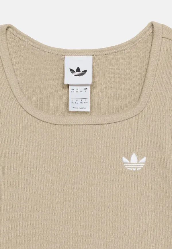 Комплект брюки и топ с принтом Adidas Originals, хаки — фото 4