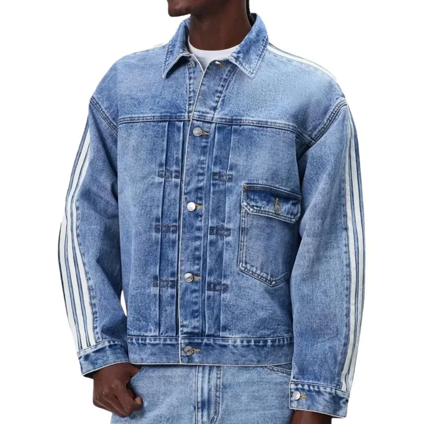 Мужская куртка Adidas X KITH X MESSI, Blue — фото 4