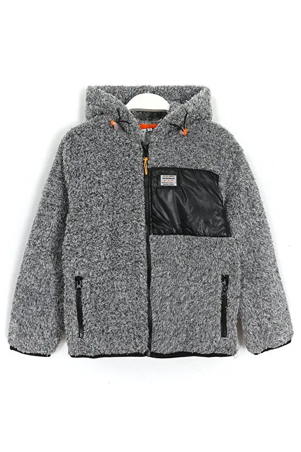 Детская куртка для мальчиков с капюшоном Dobakids, Gray