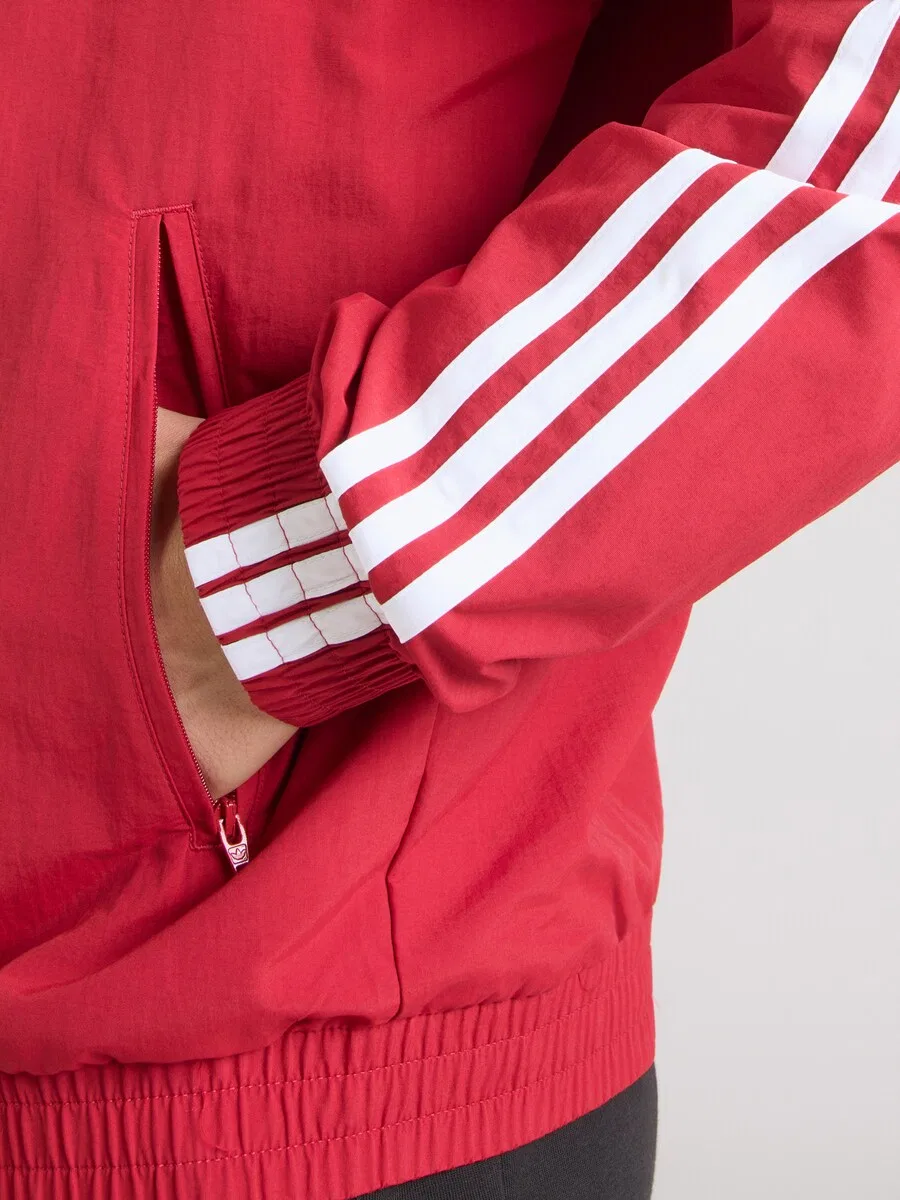 Куртка ADIDAS ORIGINALS Between-Season 'Firebird' красного цвета — фото 3