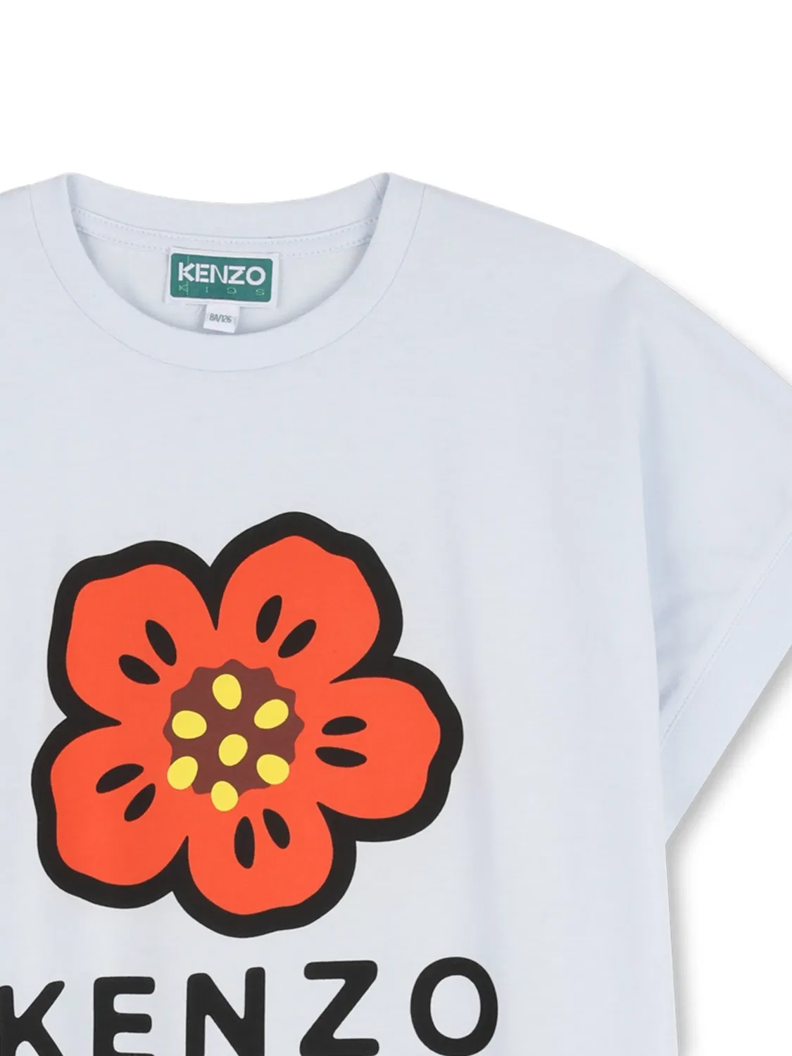 Платье с логотипом Boke Flower Kenzo, голубой — фото 2