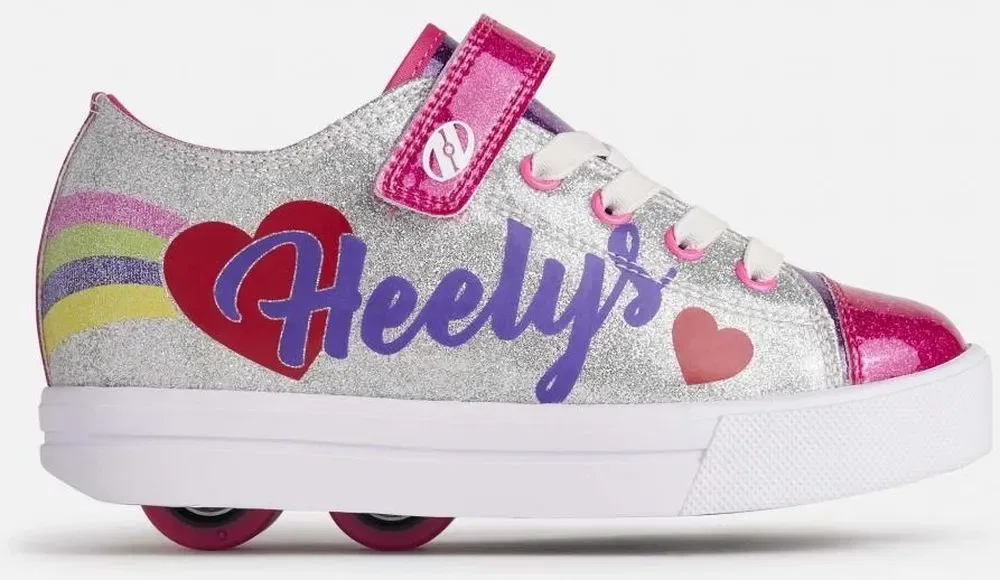 Кроссовки низкие детские Heelys, серебряный