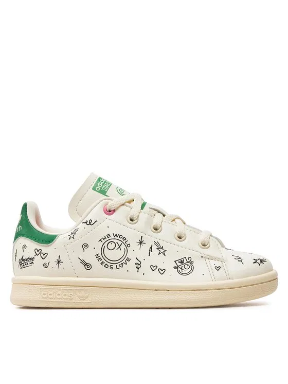 Кроссовки Stan Smith C Adidas, кремовый