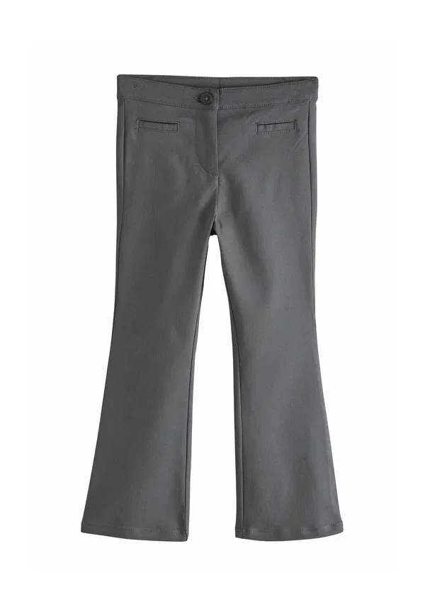 Брюки Regular fit bootcut stretch school trousers Next, grey, серый