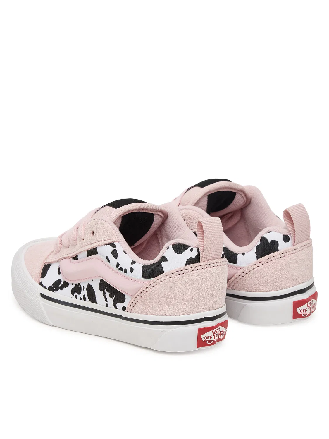 Тканевые кроссовки для девочки Knu Skool Vans, светло-розовый — фото 3