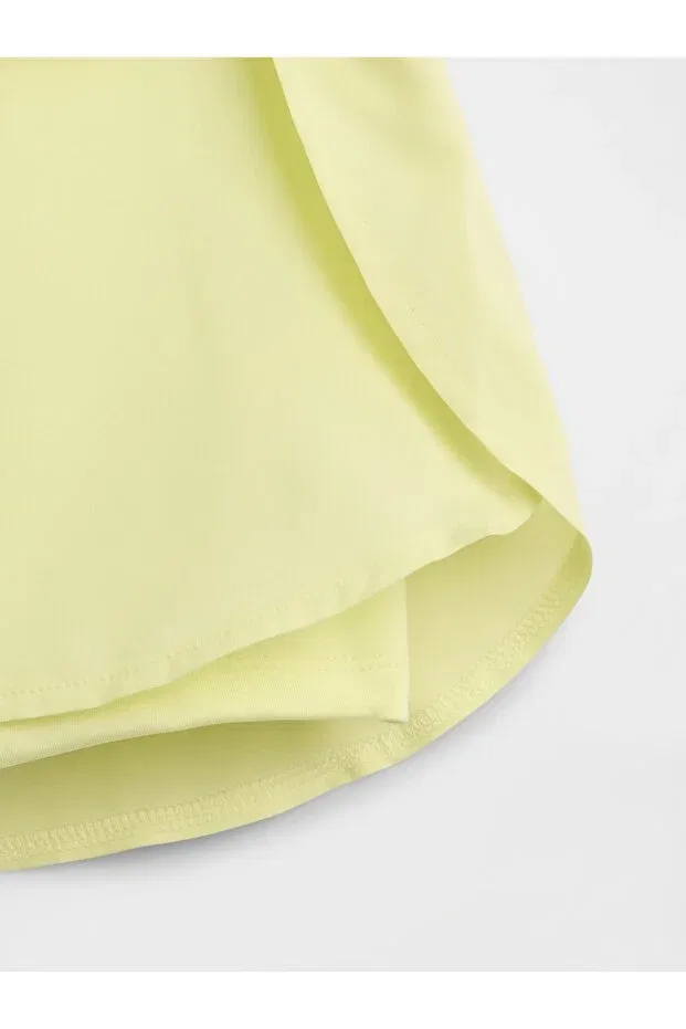 Детские шорты для девочек быстросохнущие с принтом бабочек Gap, Yellow — фото 2
