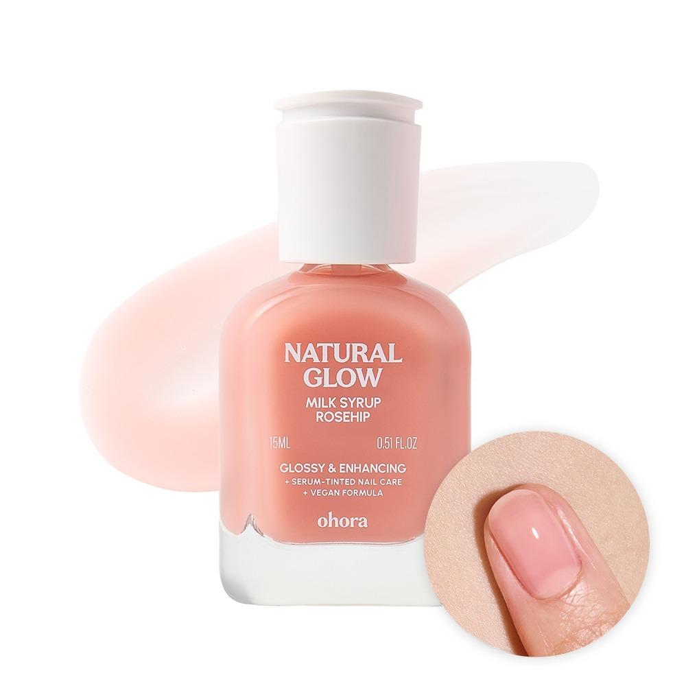 Укрепляющий гель-лак Ohora Natural Glow Glazed Line, Rosehip, 15 мл