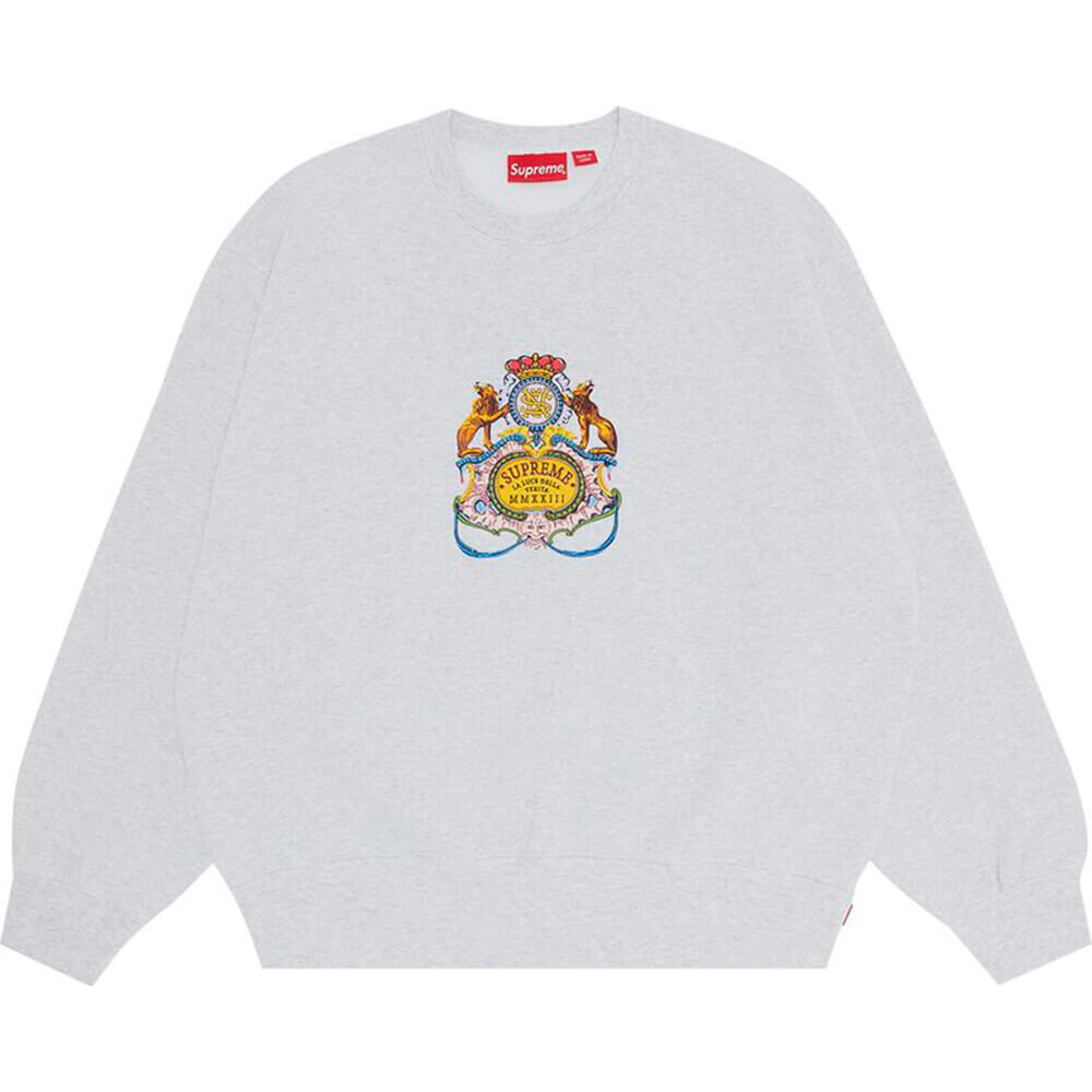 

Джемпер Supreme Crest, пепельно-серый