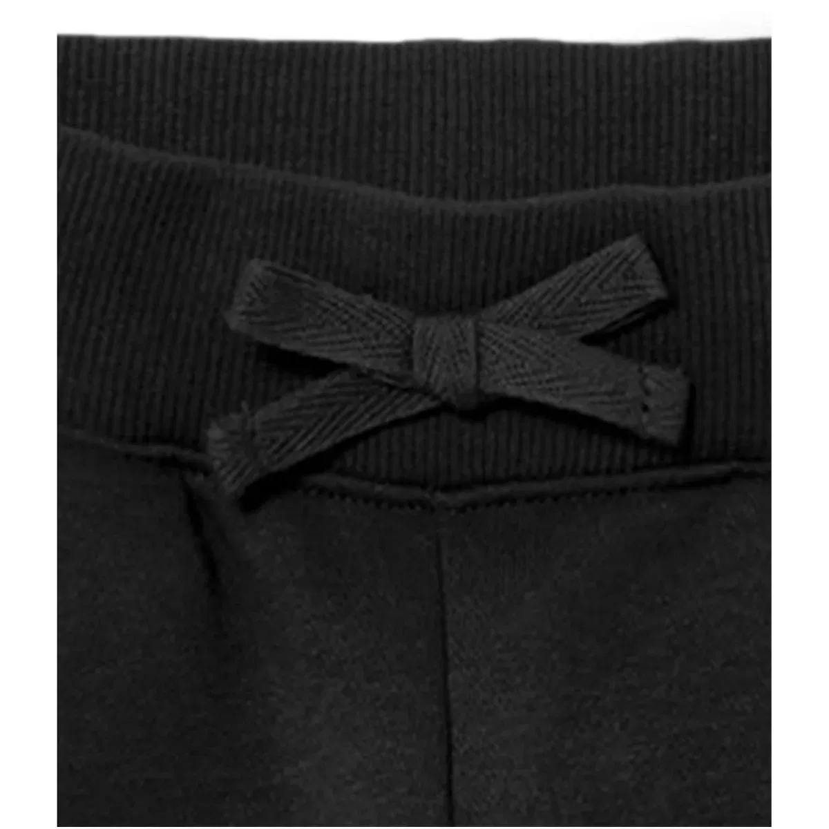 Детские джоггеры для девочек из флиса Active French Terry The Children's Place, Black — фото 2