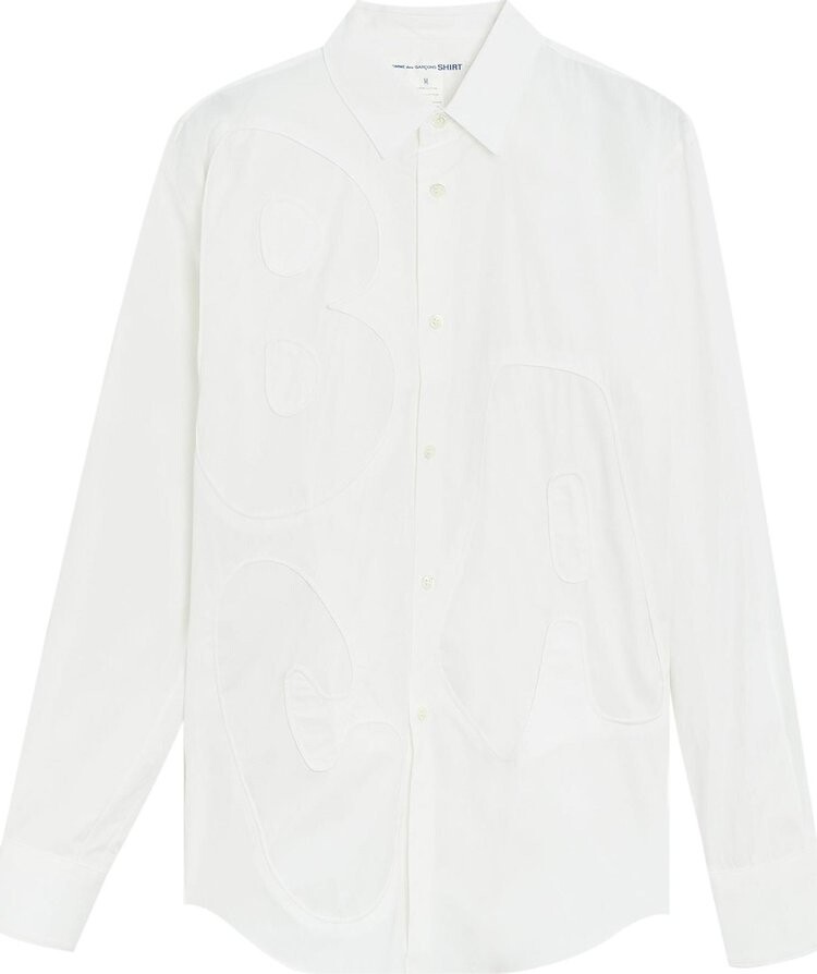 

Рубашка Comme des Garçons SHIRT ABC Shirt 'White', белый